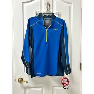 Cabelas XPG Windstopper 1/4 Zip Men’s Performance Thumbhole Jacket Size M NWT